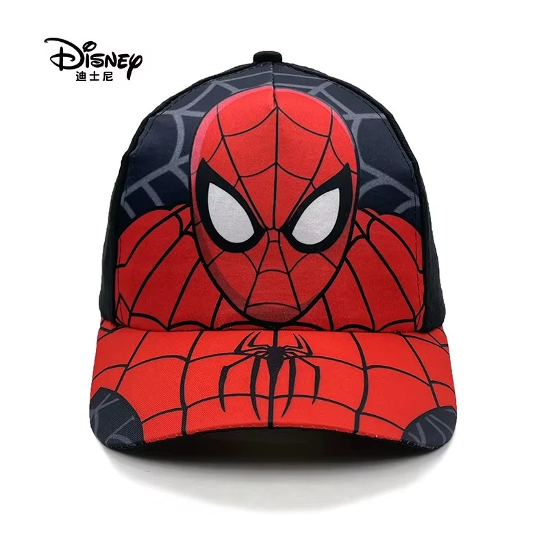 Fashion Children's Baseball Cap anime Boy Girls Hat spider man Baseball Cap Children Cotton Sun Hat Child Outdoor Visor Hats gif