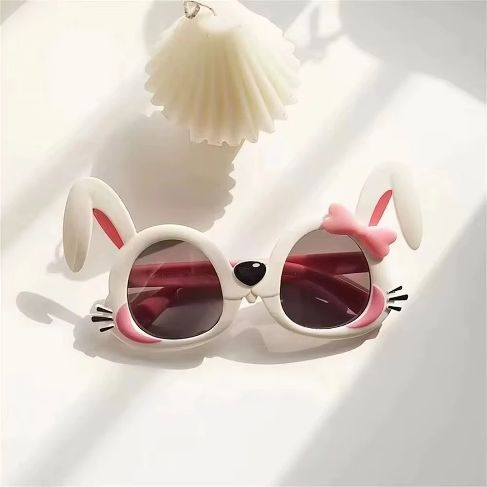 Kids Cute Rabbit Sunglasses Children Cartoon Bunny Sun Glasses Baby Photography Glasses Props Girls Kawaii Outdoor Party Eyewear